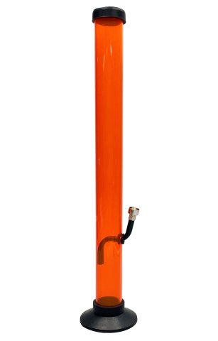 Herb  Saber  Slim  Acrylic  Straight  Pipe  Bong